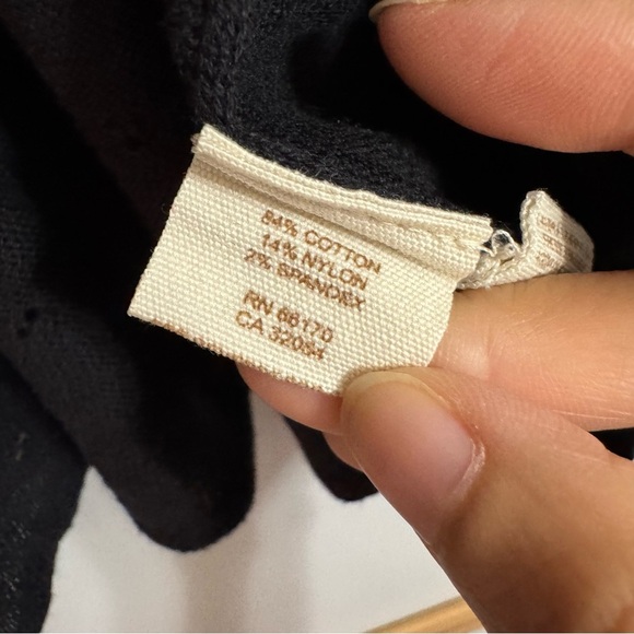 Free People Black Cardigan Style Blouse Size Small - Picture 8 of 10